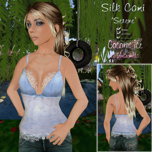 Silk Cami ~ Serene (boxed)