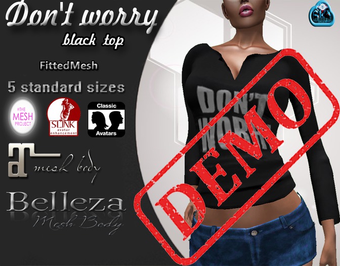 <DEMO>:::Don't Worry Slim Top::::