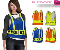 Full Perm Classic Rig Mesh Female Safety Vest