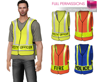 Full Perm Classic Rig Men's Safety Vest for Classic Avatars