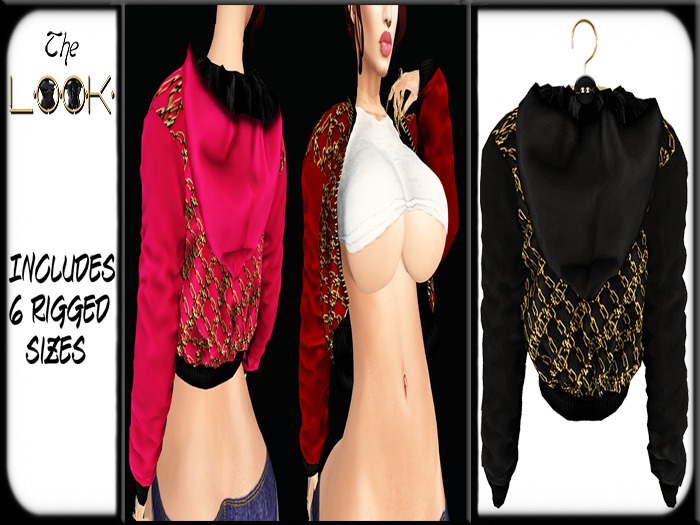 ! [L] ! Chain Gang Jacket Black