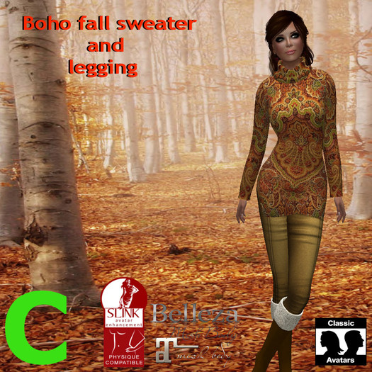 (SM)_Boho fall sweater set