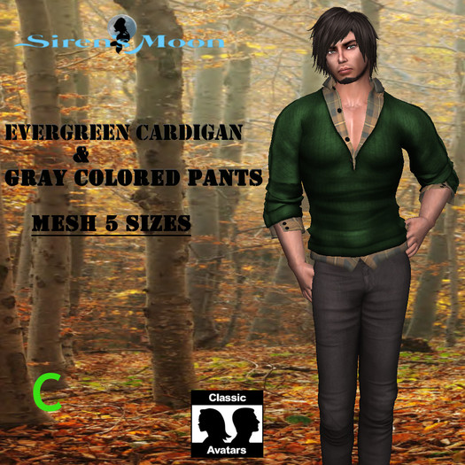 (SM)_Evergreen Cardigan & pants