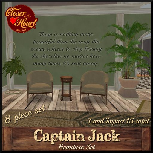 Captain Jack Furniture Set