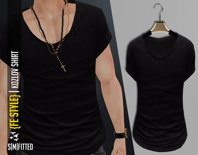 {Fe Style} Kozlov Shirt - [Black][Box]