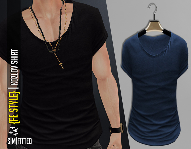 {Fe Style} Kozlov Shirt - [Blue][Box]