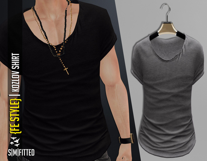 {Fe Style} Kozlov Shirt - [Gray][Box]