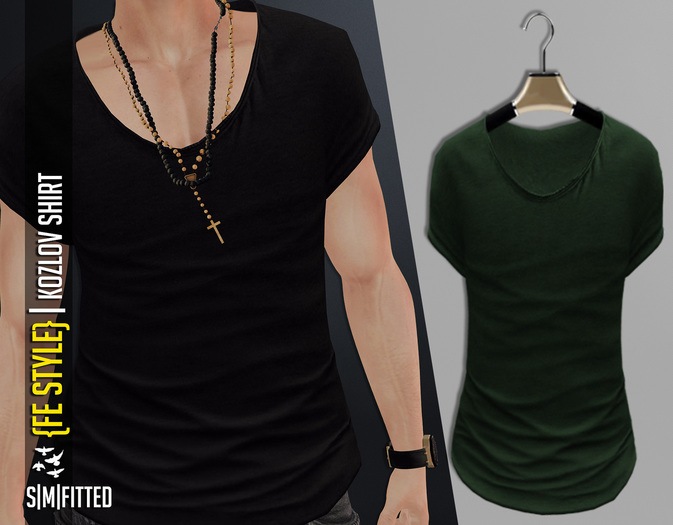 {Fe Style} Kozlov Shirt - [Green][Box]