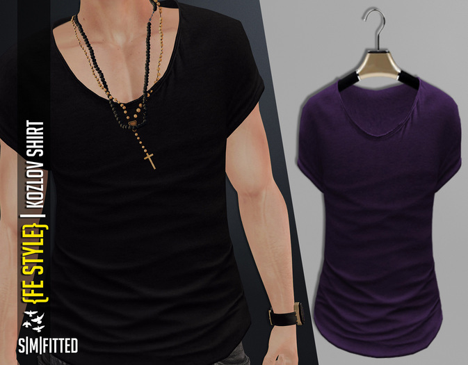 {Fe Style} Kozlov Shirt - [Purple][Box]