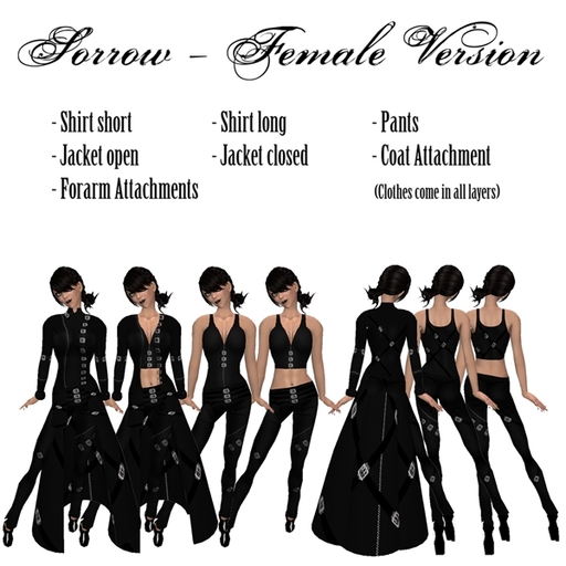 *~Design Noir~* Sorrow Female