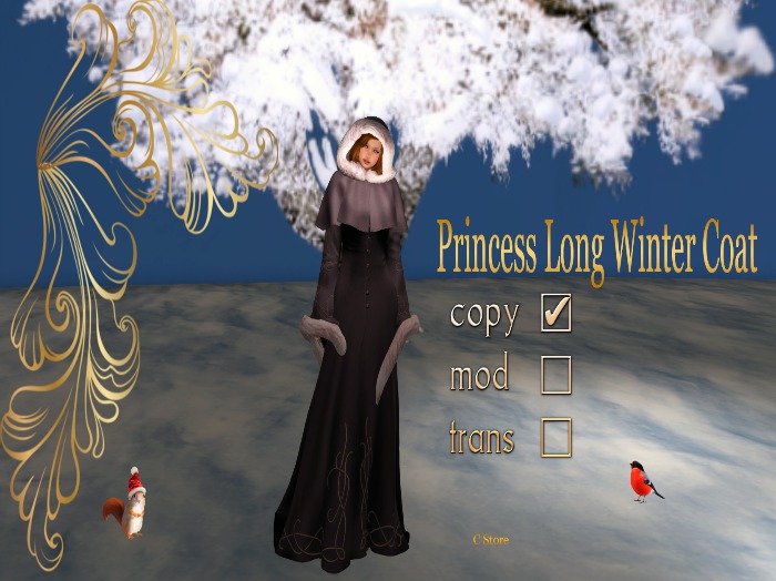 Princess Long Winter Coat