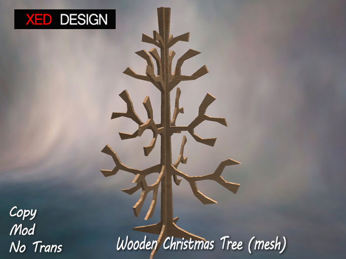 XD Wooden Christmas Tree (mesh)