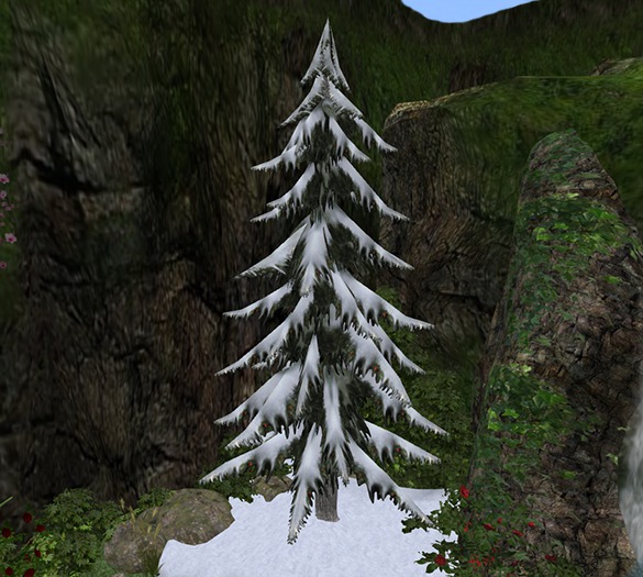 Pine Tree with Snow - Full Perm