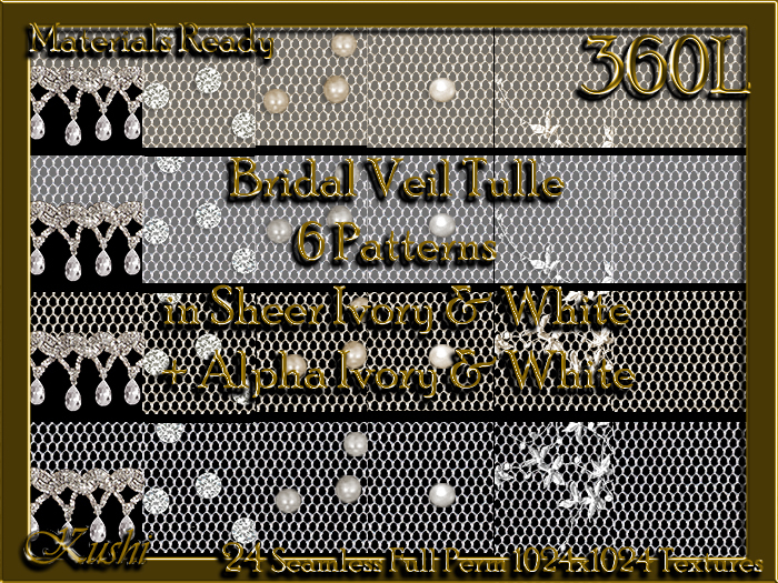 Bridal Veil Tulle Fabric Seamless Textures Full Perms 1024x1024