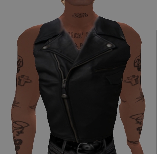 Leather vest