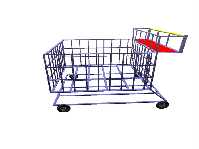 Mesh Shopping Cart Full Perms
