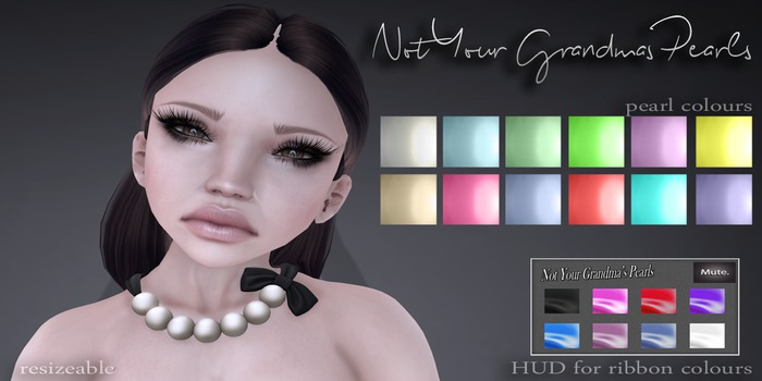 Mute. Not Your Grandma's Pearls - Pink