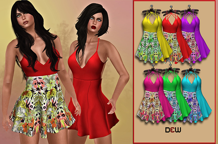 "DEW" Thelma dress fatpack