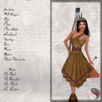 Second Life Marketplace - ::Evaki:: Native American Female
