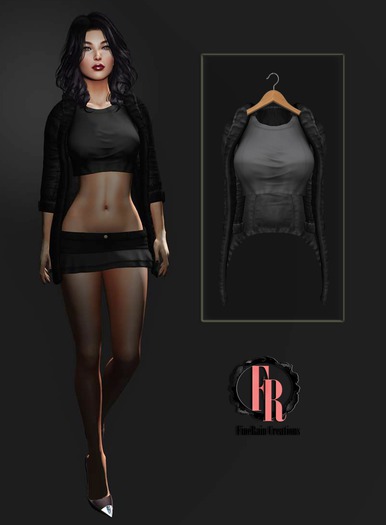 :: FineRain creations.:Renee Top&Jacket Grey