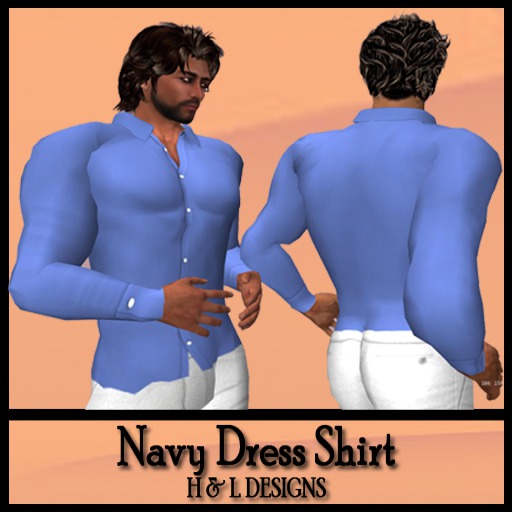 Navy Dress Shirt (Boxed) 3