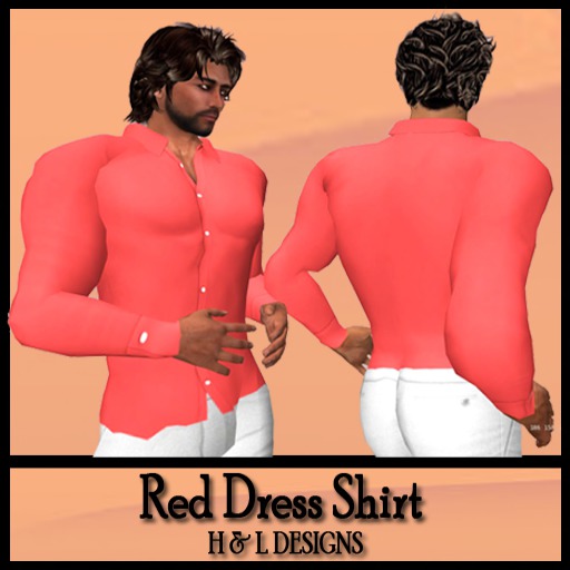 Red Dress Shirt (Boxed) 3