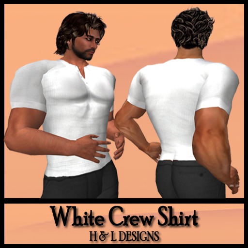 White Crew Shirt (Boxed) 3