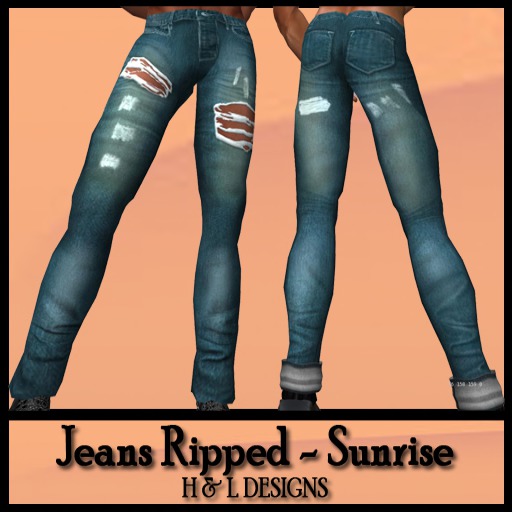 HD Jeans Ripped - Sunrise (Boxed) 3