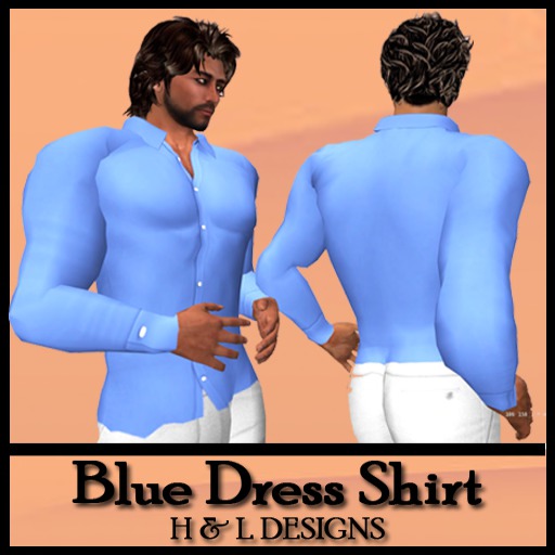 Blue Dress Shirt (Boxed) 3
