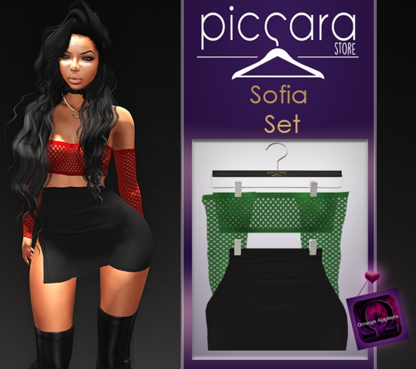 - piccara - :: Clarissa Set  :: Black
