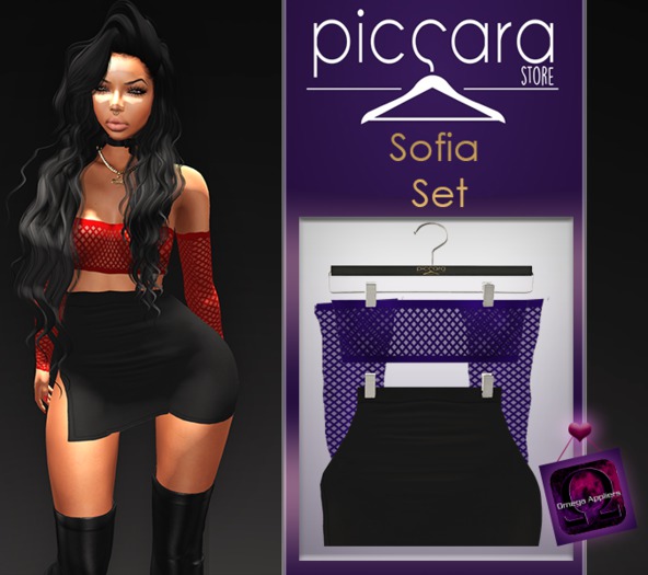 - piccara - :: Clarissa Set  :: Black