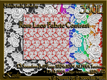 Rose Lace Contrast Fabric Seamless Textures Materials Ready Full Perms 1024x1024