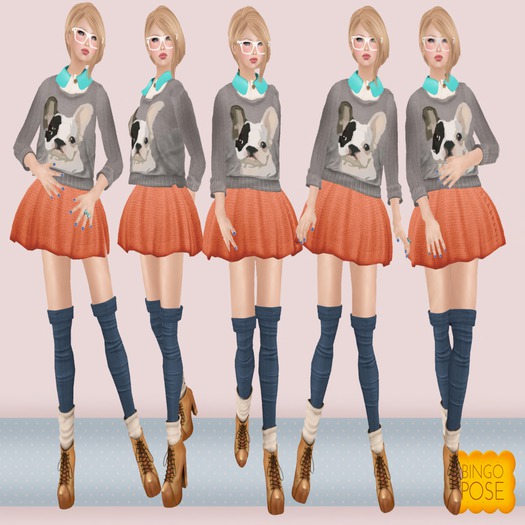 {Bingo} Pose Set Paris