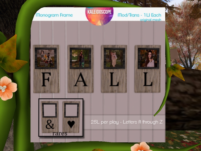 Kaleidoscope - Letter Q Monogram Portrait Frame