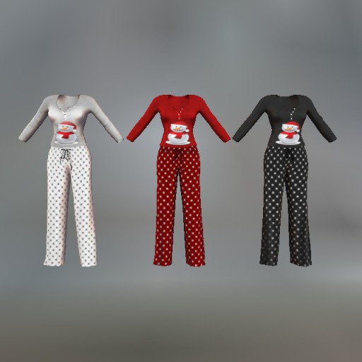 Snowman Mesh Pajamas (Fatpack)