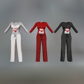 Snowman Mesh Pajamas F box
