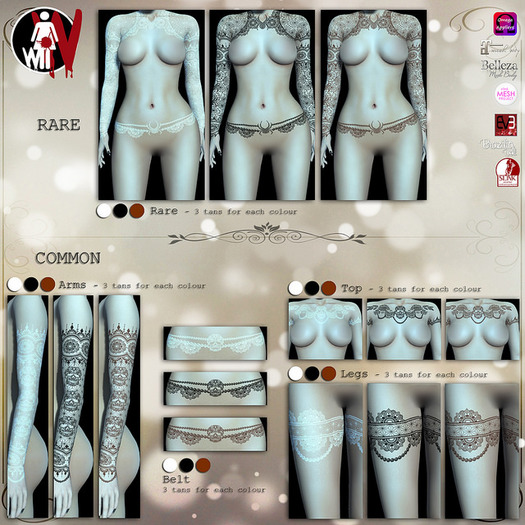 [White~Widow] Vertigo - Henna - Belt