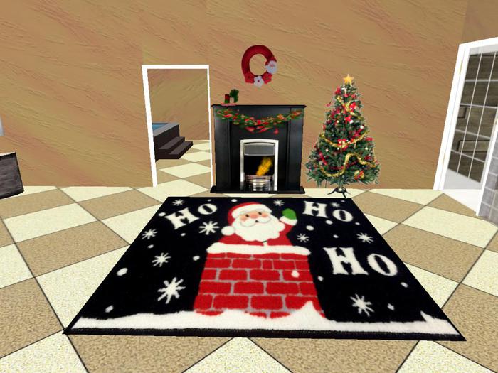 Merry Christmas Rug Ho Ho Ho
