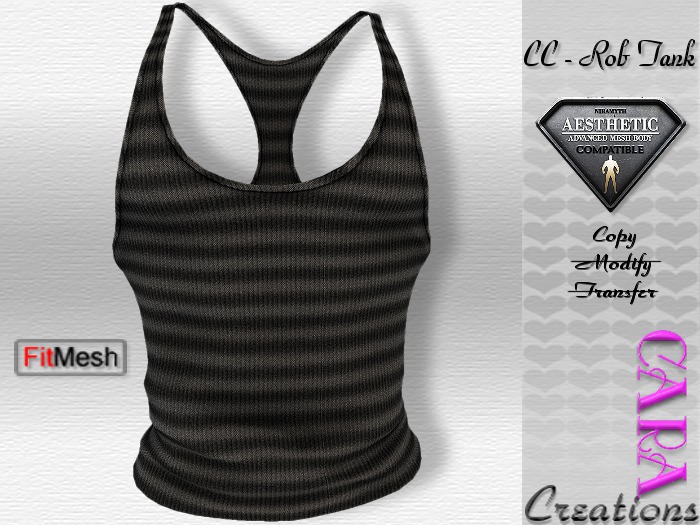 Cara Creations CC - Rob Tank - GREY