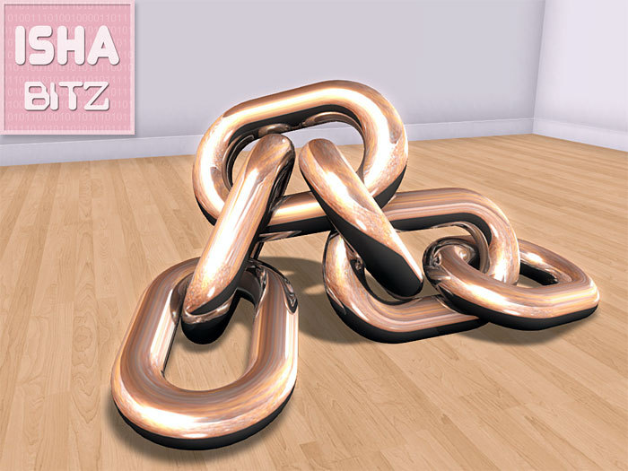 ISHAbitz ~ Chain Art - Copper Glossy Shine