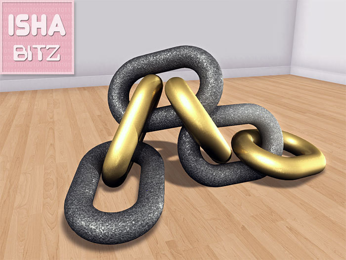 ISHAbitz ~ Chain Art - Rich Deep Chrome - Boxed