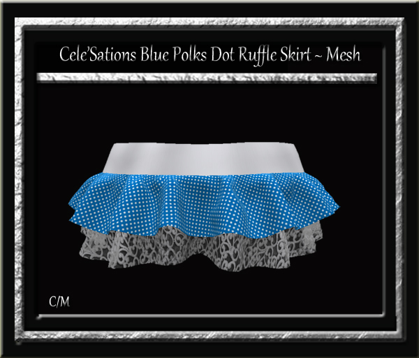 Cele'Sations Mini Skirt A MESH Pk