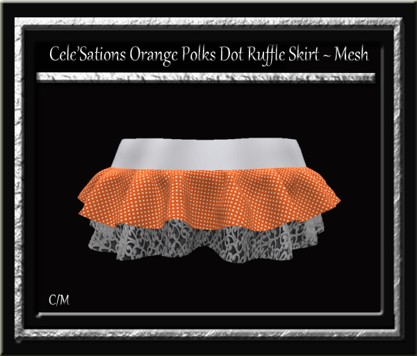 Cele'Sations Mini Skirt A MESH Pk
