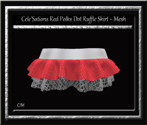 Cele'Sations Mini Skirt A MESH Pk
