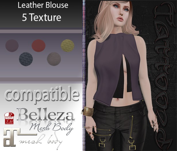 Leather Blouse
