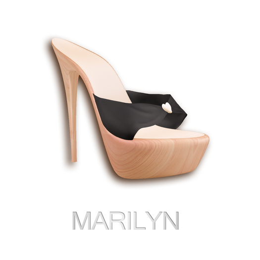 [Miseria] Marilyn Sandals - Black