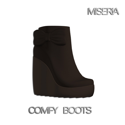 [Miseria] Comfy Boots - Coal