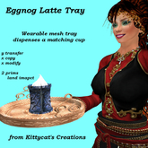 Egg Nog Latte Tray