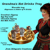 Grandma's Hot Drinks Tray