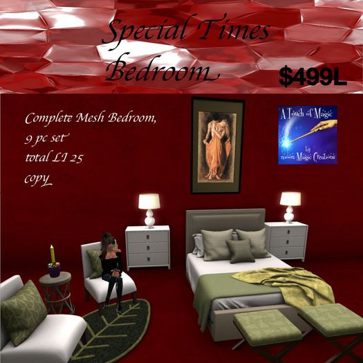 Complete Mesh Bedroom set 9 pc set